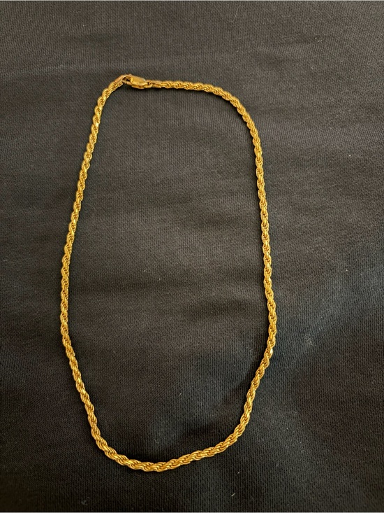 Jewelry - Gold Rope Chain Necklace - Unisex